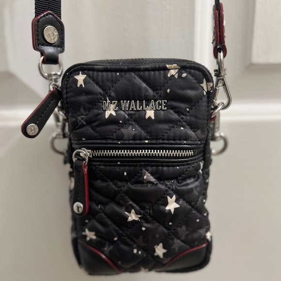 MZ Wallace Handbags - MZ Wallace Micro Crosby Crossbody with Starlight Pattern